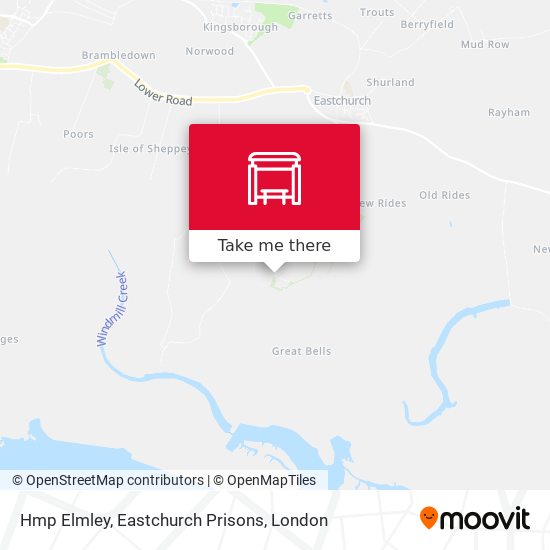 Hmp Elmley, Eastchurch Prisons map