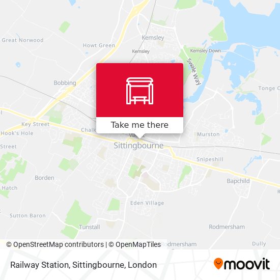 Railway Station, Sittingbourne map