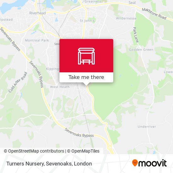 Turners Nursery, Sevenoaks map