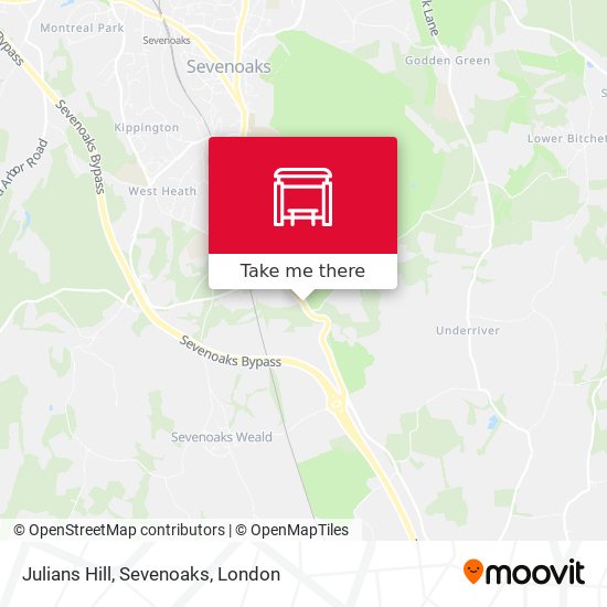 Julians Hill, Sevenoaks map