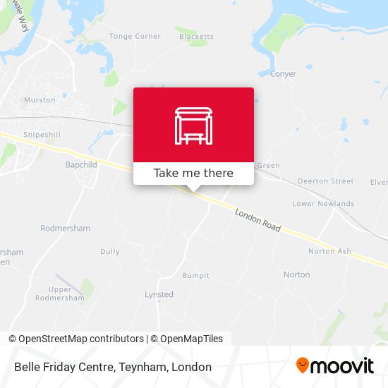 Belle Friday Centre, Teynham map