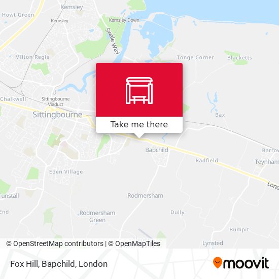 Fox Hill, Bapchild map
