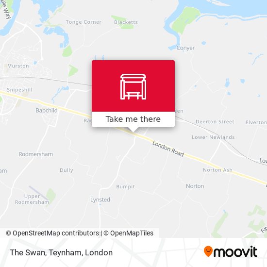 The Swan, Teynham map