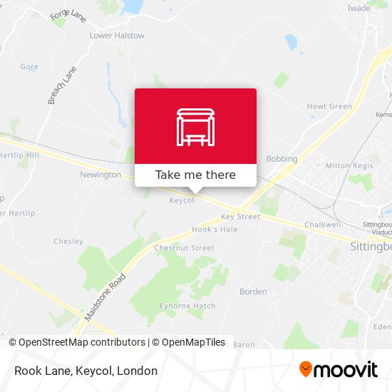 Rook Lane, Keycol map