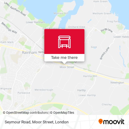 Seymour Road, Moor Street map