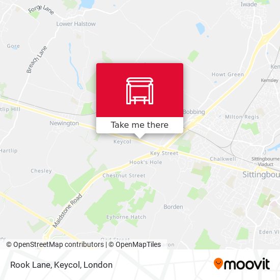 Rook Lane, Keycol map