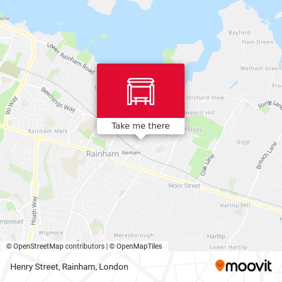 Henry Street, Rainham map