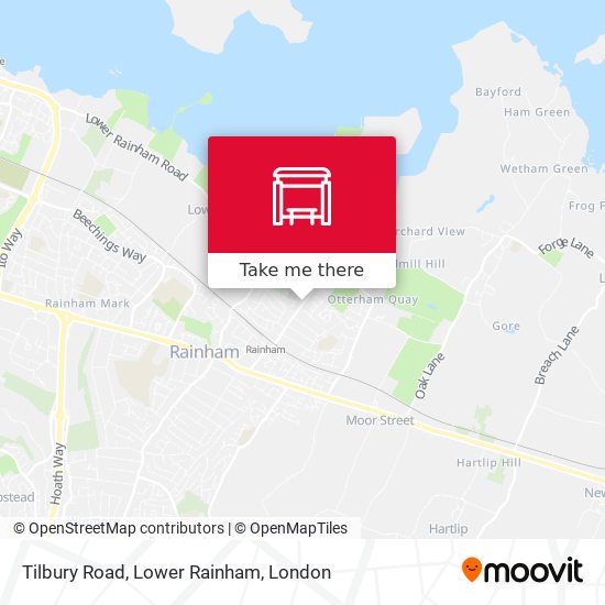 Tilbury Road, Lower Rainham map