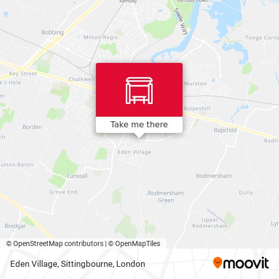Eden Village, Sittingbourne map