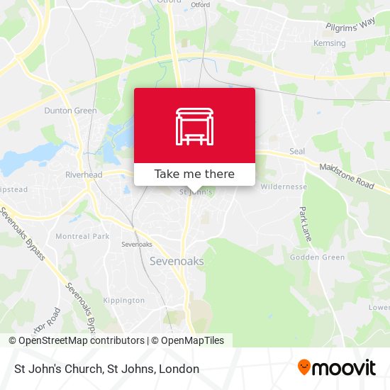 St John's Church, St Johns map