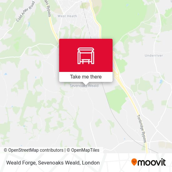 Weald Forge, Sevenoaks Weald map