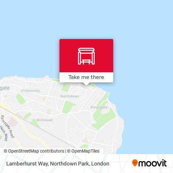 Lamberhurst Way, Northdown Park map