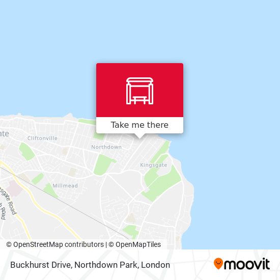 Buckhurst Drive, Northdown Park map