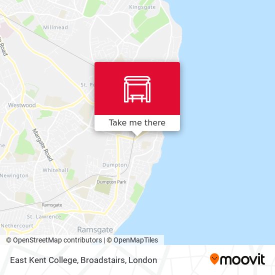 East Kent College, Broadstairs map