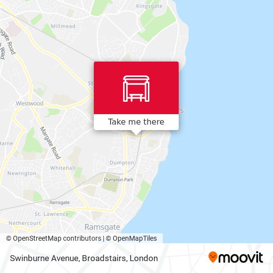 Swinburne Avenue, Broadstairs map