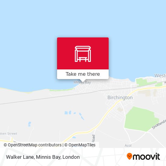 Walker Lane, Minnis Bay map