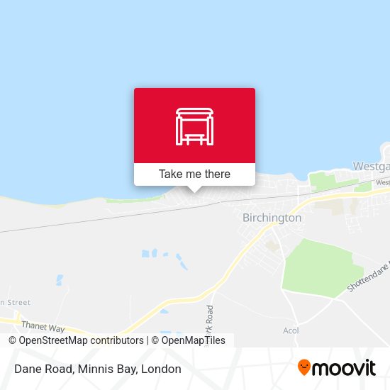 Dane Road, Minnis Bay map