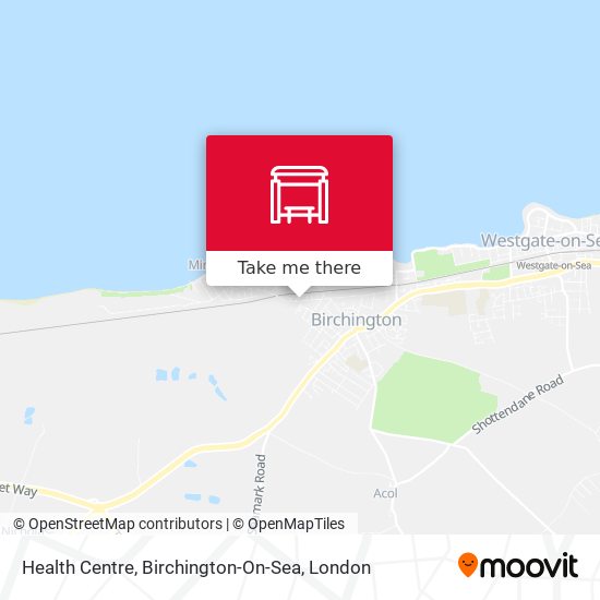 Health Centre, Birchington-On-Sea map