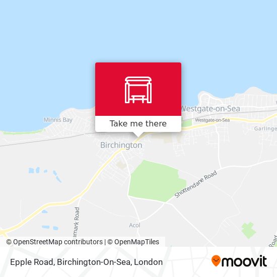 Epple Road, Birchington-On-Sea map