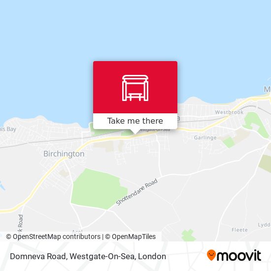 Domneva Road, Westgate-On-Sea map