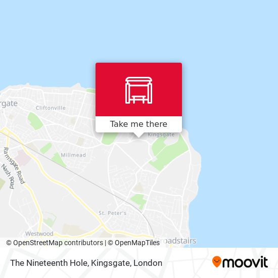 The Nineteenth Hole, Kingsgate map