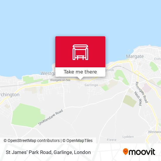 St James' Park Road, Garlinge map