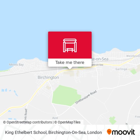 King Ethelbert School, Birchington-On-Sea map