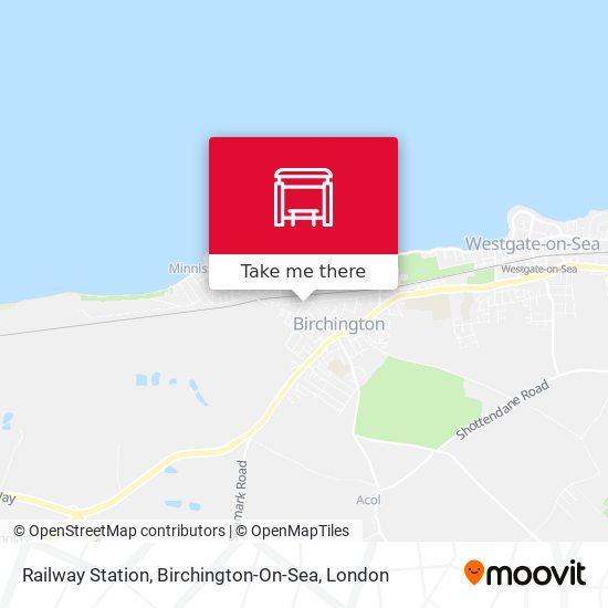 Railway Station, Birchington-On-Sea map