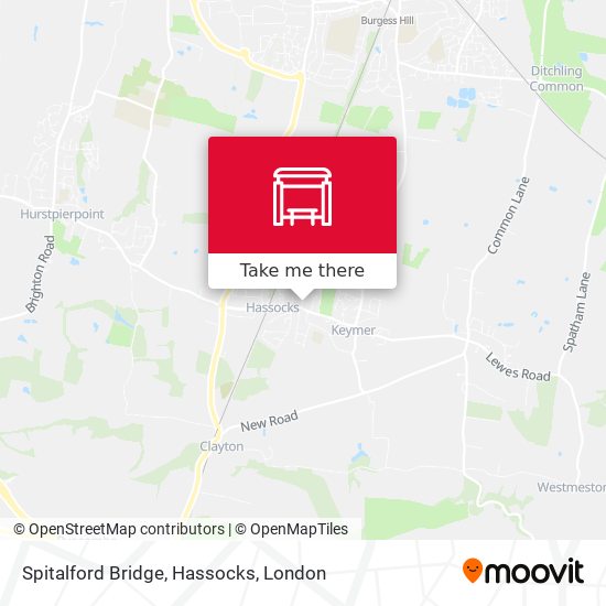 Spitalford Bridge, Hassocks map