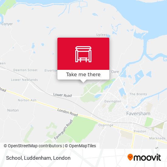 School, Luddenham map