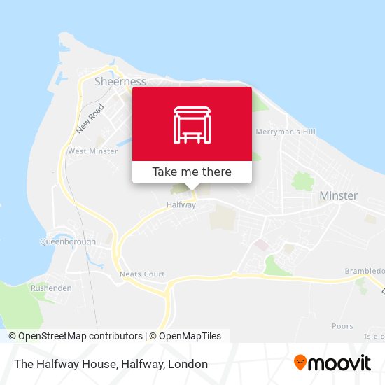 The Halfway House, Halfway map