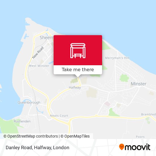 Danley Road, Halfway map