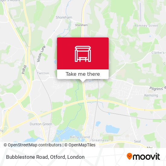 Bubblestone Road, Otford map