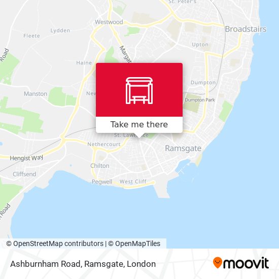 Ashburnham Road, Ramsgate map