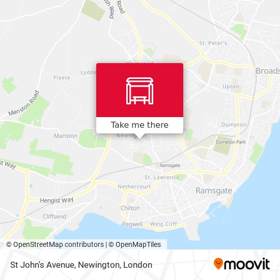 St John's Avenue, Newington map