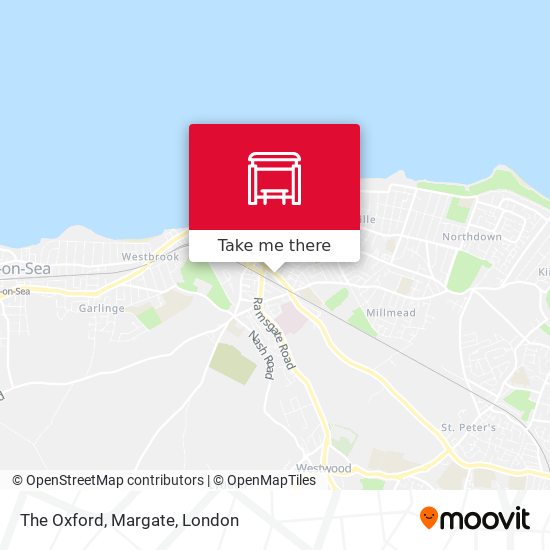 The Oxford, Margate map