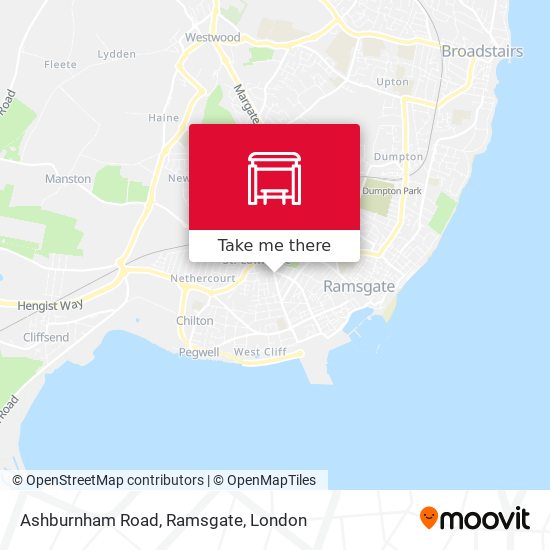 Ashburnham Road, Ramsgate map