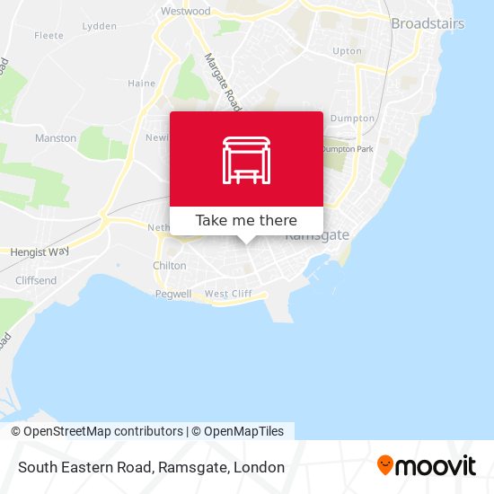 South Eastern Road, Ramsgate map