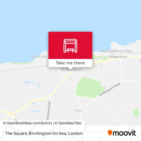 The Square, Birchington-On-Sea map