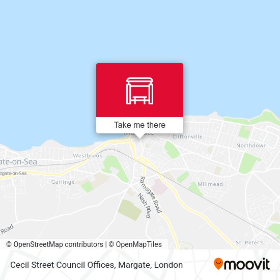 Cecil Street Council Offices, Margate map