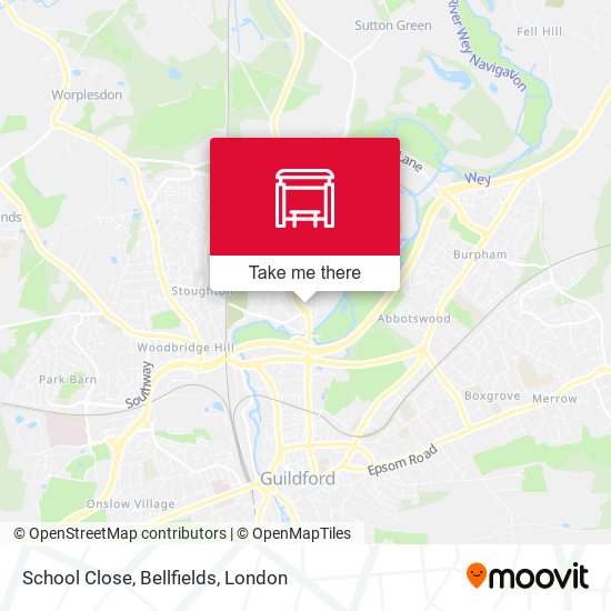 School Close, Bellfields map