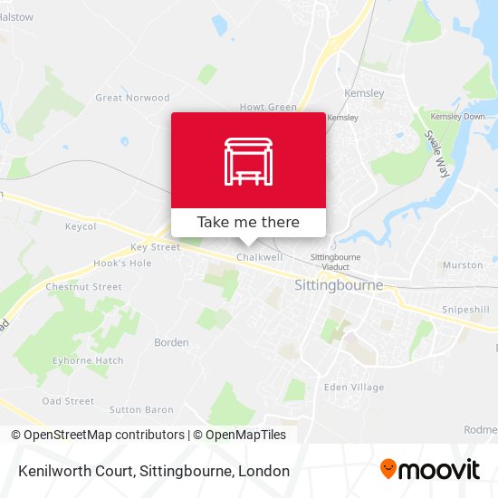 Kenilworth Court, Sittingbourne map