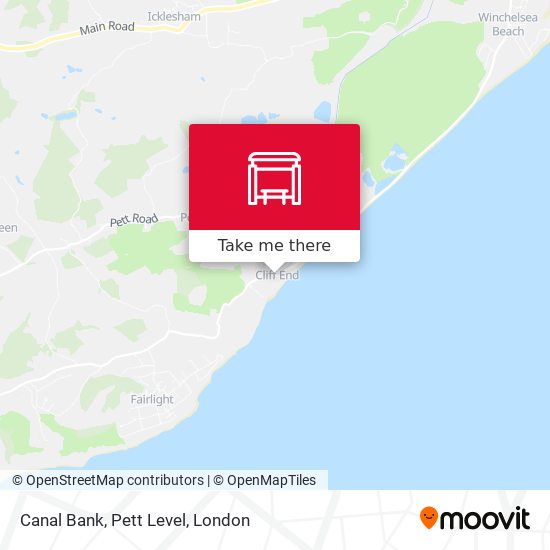 Canal Bank, Pett Level map