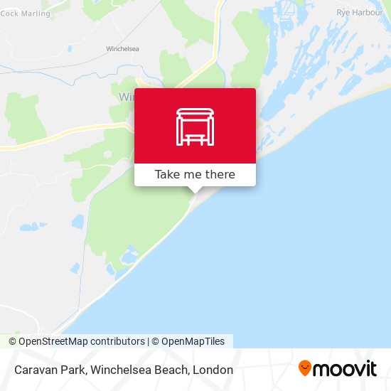 Caravan Park, Winchelsea Beach map