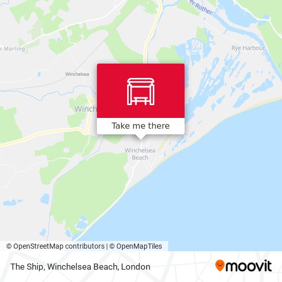 The Ship, Winchelsea Beach map