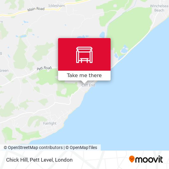 Chick Hill, Pett Level map