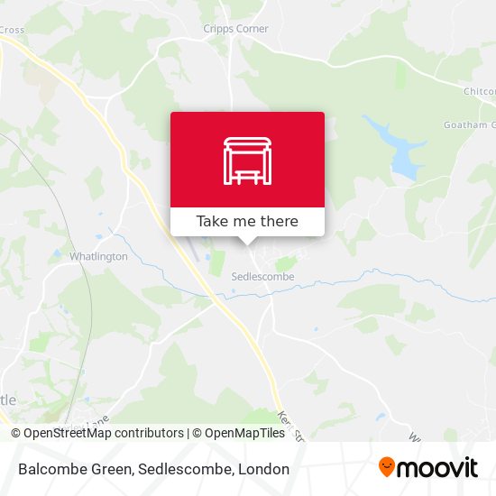Balcombe Green, Sedlescombe map