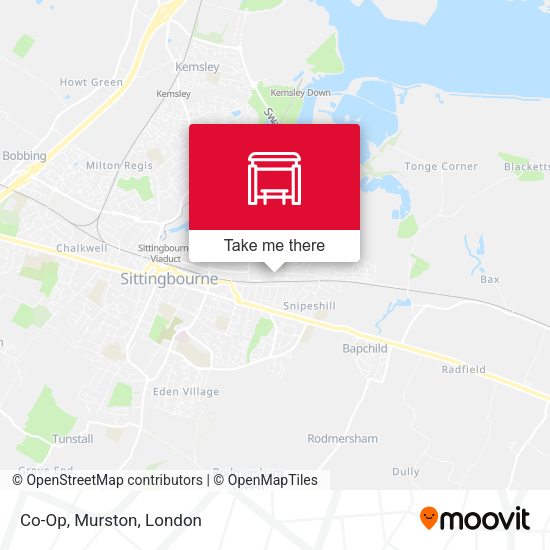 Co-Op, Murston map