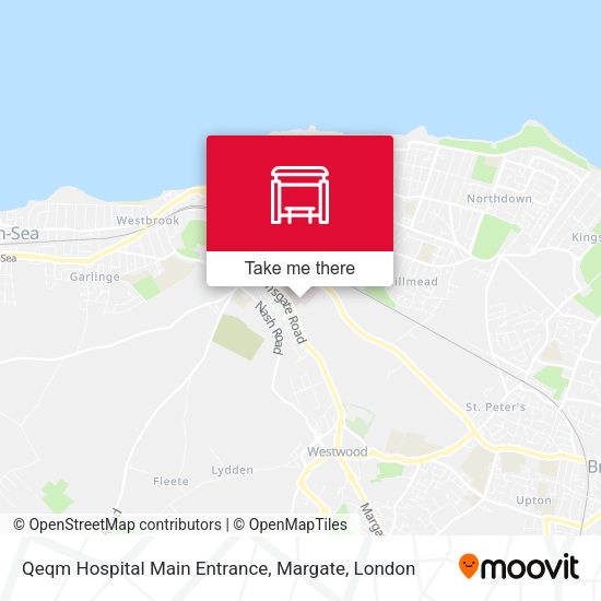 Qeqm Hospital Main Entrance, Margate map