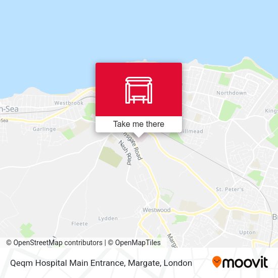 Qeqm Hospital Main Entrance, Margate map